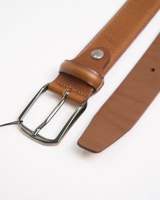 Benchcraft Dot  Cross Embossed Belt Tan 1 1