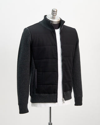 Gran Sasso Wool Mix Media Jacket Charcoal 