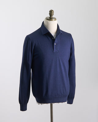 Gran Sasso Wool Vintage Polo Blue 0