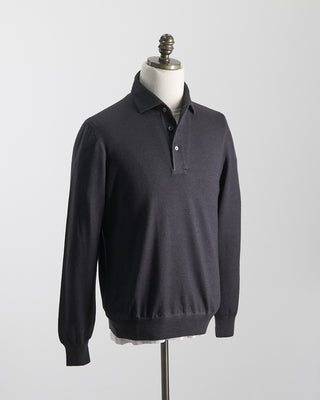 Gran Sasso Wool Vintage Polo Anthracite 0