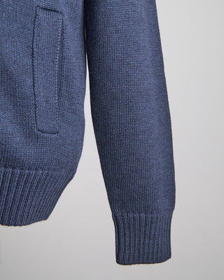 Gran Sasso Coreana Knit Cardigan Jacket Indigo 0 7