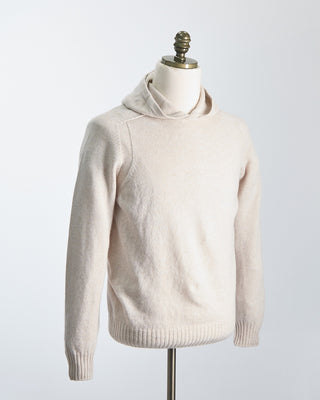 Gran Sasso Airwool Smart Casual Hoodie Cream