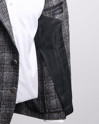 Tagliatore Blended Check Sport Jacket Blue  Brown  1