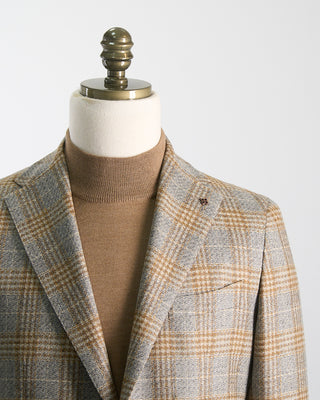 Tagliatore Butterscotch Check Perfect Fit Soft Wool Sport Jacket Grey 1721