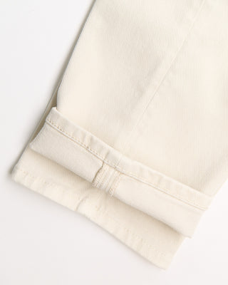 Re HasH Rubens Tailored Fit Superstretch Bull Denim Pants Off White 0 2