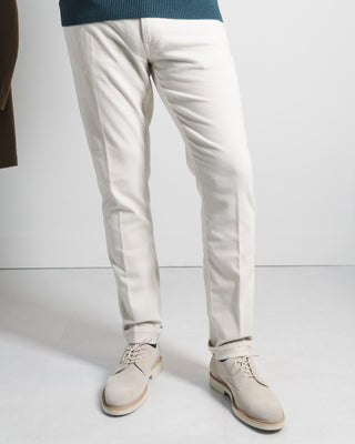 Re HasH Rubens Tailored Fit Superstretch Bull Denim Pants Off White fw24