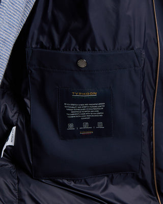 Paul  Shark Typhoon Re 4X4 Stretch Re Goose Down Parka With Shark Fin Navy 6 1941