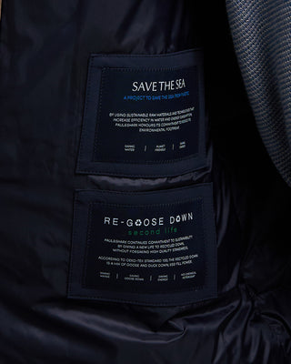 Paul  Shark Typhoon Re 4X4 Stretch Re Goose Down Parka With Shark Fin Navy 7 1940