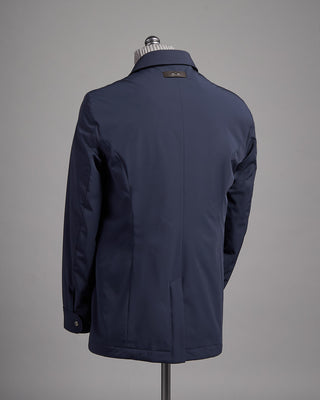 Paul  Shark Typhoon Re 4X4 Stretch Carcoat With Shirt Collar Navy 1 2501
