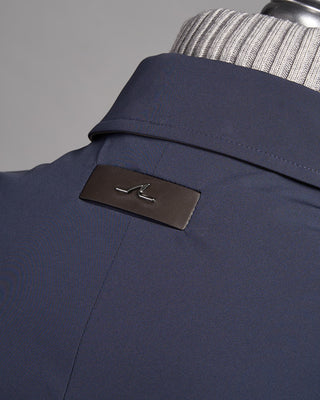 Paul  Shark Typhoon Re 4X4 Stretch Carcoat With Shirt Collar Navy 24
