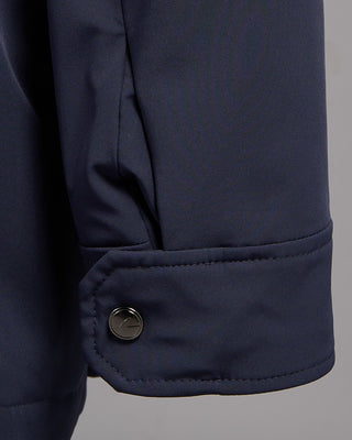 Paul  Shark Typhoon Re 4X4 Stretch Carcoat With Shirt Collar Navy 254