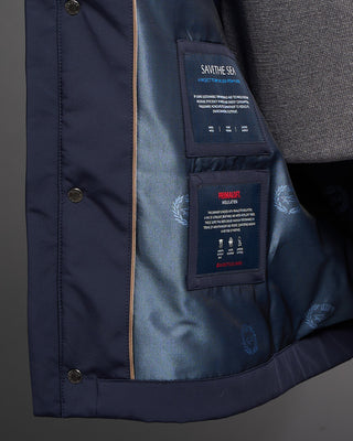 Paul  Shark Typhoon Re 4X4 Stretch Carcoat With Shirt Collar Navy 2 2500