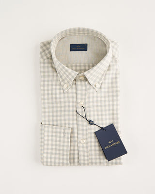 Paul  Shark Flannel Cotton Shirt Grey 1 1832