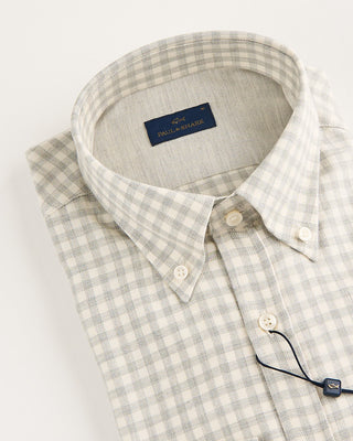 Paul  Shark Flannel Cotton Shirt Grey 2 1831