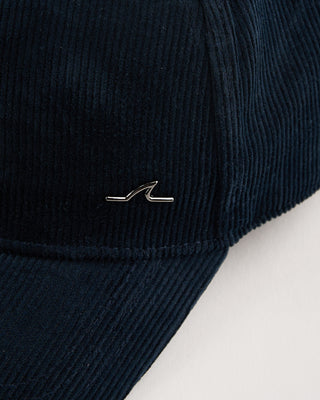 Paul  Shark Shark Fin Corduroy Baseball Cap Blue 1 1821