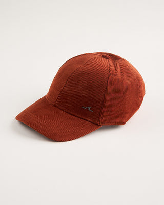 Paul  Shark Shark Fin Corduroy Baseball Cap Rust 1 1828