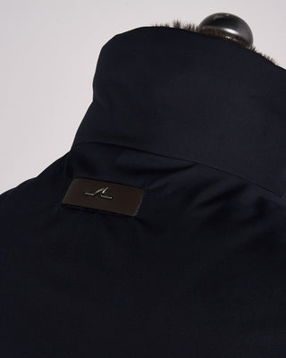 Paul  Shark Carcoat Save The Sea With Leather Details And Shark Fin Navy 11 2168