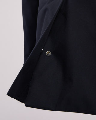 Paul  Shark Carcoat Save The Sea With Leather Details And Shark Fin Navy 12 2167