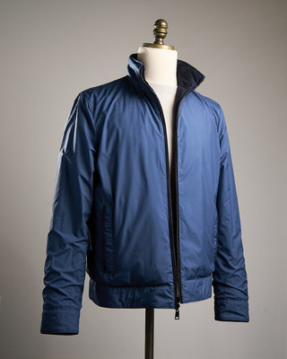 Paul  Shark Aqualeather Suede 2 In 1 Jacket Navy 10 1960