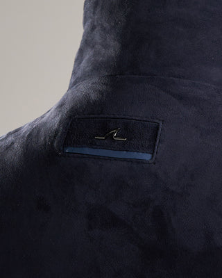 Paul  Shark Aqualeather Suede 2 In 1 Jacket Navy 7 1956