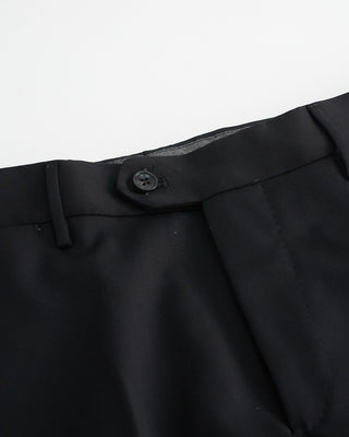 Tagliatore Black Soft Structured Solid Suit Black  13