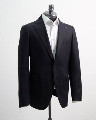 Tagliatore Navy Soft Structured Solid Suit Navy 
