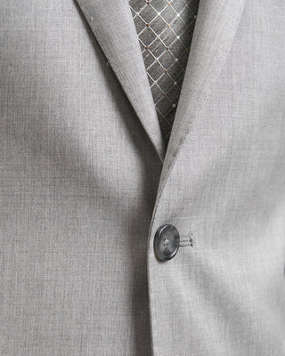 Tagliatore Super 110s Solid Light Grey Suit Grey 1 3