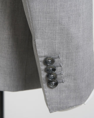 Tagliatore Super 110s Solid Light Grey Suit Grey 1 5