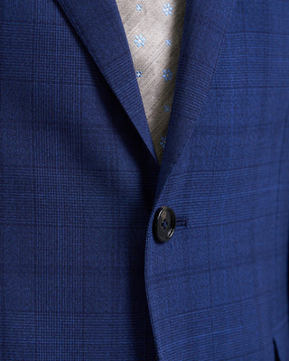 Tagliatore Super 130S Wool Tonal Check Suit Blue 1 3