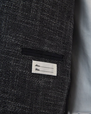 Tagliatore Charcoal Textured Cotton Blend Sport Jacket Charcoal 1 7