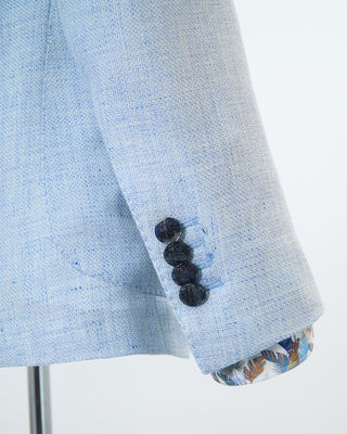 Tagliatore Linen  Wool Textured Summer Sport Jacket Light Blue 1 3
