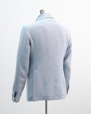 Tagliatore Linen  Wool Textured Summer Sport Jacket Light Blue 1 5