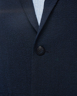Tagliatore Stretch Seersucker Navy Blazer Navy 1 1636