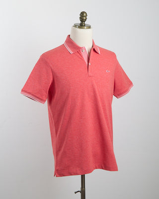 Paul  Shark Jasper Cotton Pique Polo Coral 1890