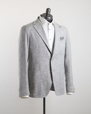 Tagliatore Stretch Hopsack Soft Jacket Silver 1400