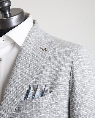 Tagliatore Stretch Hopsack Soft Jacket Silver 1404