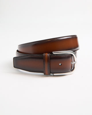 Andersons Burnished Edge Cognac Dress Belt Cognac 1 4