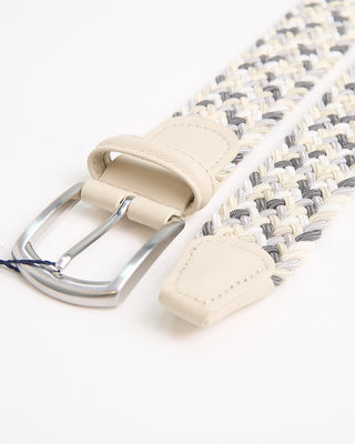 Andersons Signature Multi Coloured Stretch Cotton Casual Belt Grey 1 1