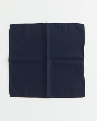 Dion Wool Pocket Square Navy 1