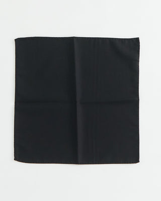 Dion Wool Pocket Square Black 1
