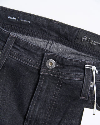 AG Jeans Dylan Throttle Charcoal Washed Denim Jeans Charcoal 863