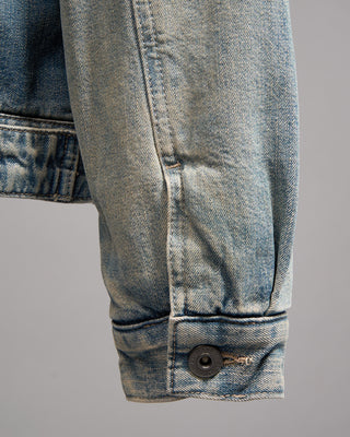 AG Jeans Philip Zip Contrast Collar Denim Jacket Indigo 8 5216