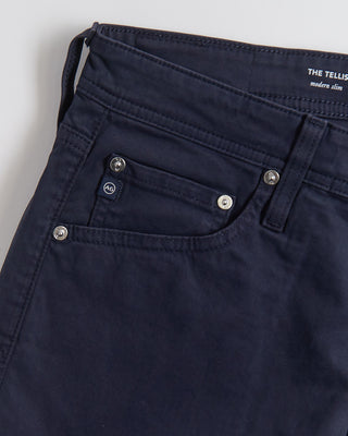 AG Jeans Tellis New Navy Brushed Cotton Pants Navy 2672 2