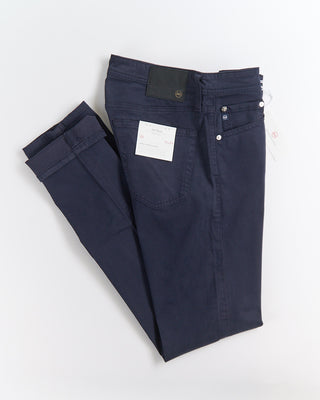 AG Jeans Tellis New Navy Brushed Cotton Pants Navy 2672 4