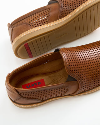 Lloyd Ferguson Perforated Loafers Tan 1 5