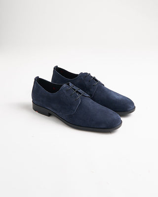 Lloyd Larin Suede Derby Shoes Navy 1059