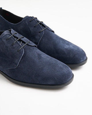 Lloyd Larin Suede Derby Shoes Navy 1061