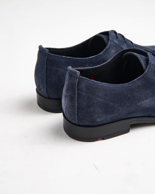 Lloyd Larin Suede Derby Shoes Navy 1063