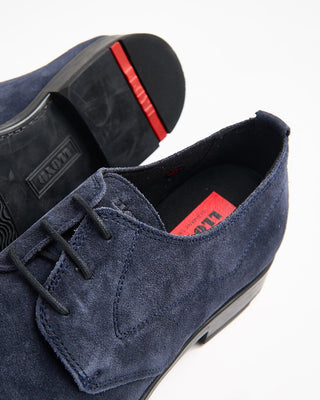 Lloyd Larin Suede Derby Shoes Navy 1064