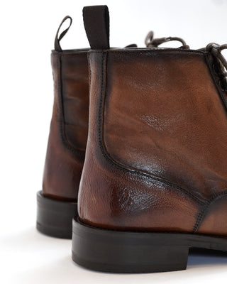 Di Franco Split Toe Ankle Boot Cigar  4